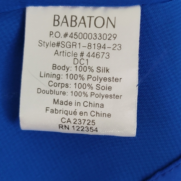 Aritzia Babaton Benedict Dress In Wild Indego Blue - Picture 10 of 15